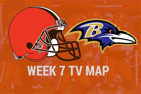 Cleveland Browns Vs Baltimore Ravens Week 7 Tv Map Dawgs By Nature