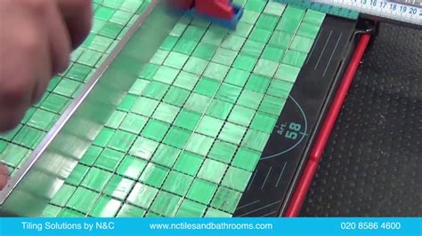 The Simple And Easy Way To Dry Cut Mosaic Tiles Using A Manual Tile