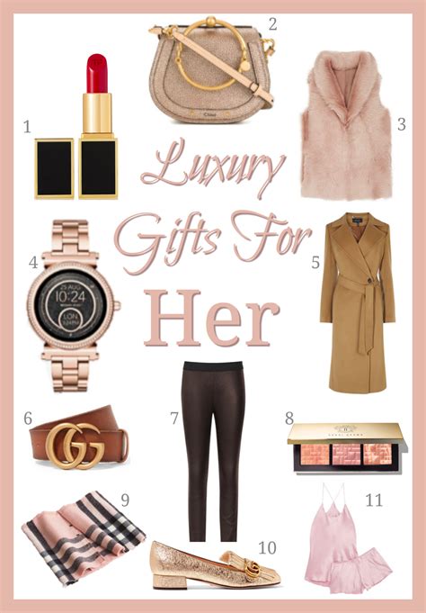 We've got the gift that's perfect for her — plus, she might just enjoy it. Gifts For Her - The Luxury Edit - Fashion Mumblr