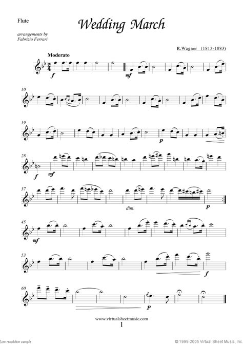 All these notes are derived from the voice of some animals and birds: Wedding Sheet Music for flute, violin and cello PDF