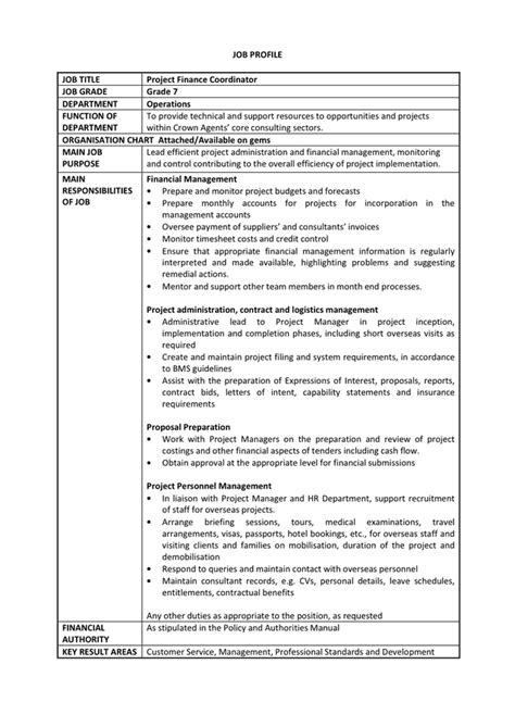 Job Description Template Download Free Documents For Pdf Word And Excel