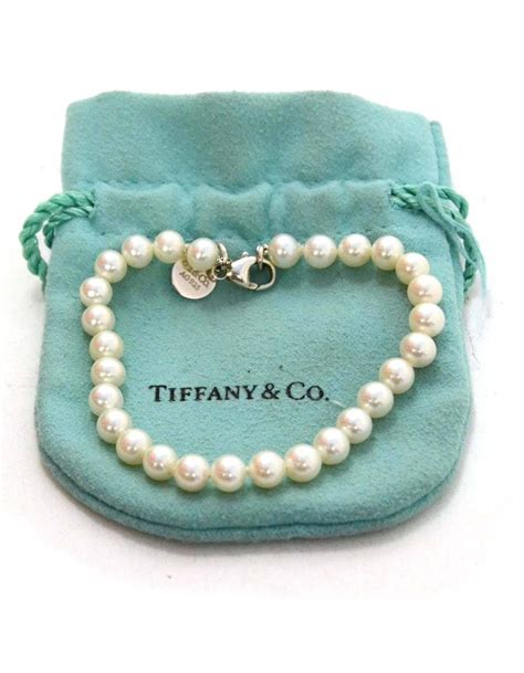 Tiffany And Co 4 5mm Cultured Freshwater Pearl Bracelet For Sale At