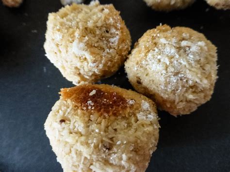 Dipped in chocolate, with a dash of jam or simply dusted with sugar, enjoy! kokosbusserl - coconut macaroons, traditional Austrian ...