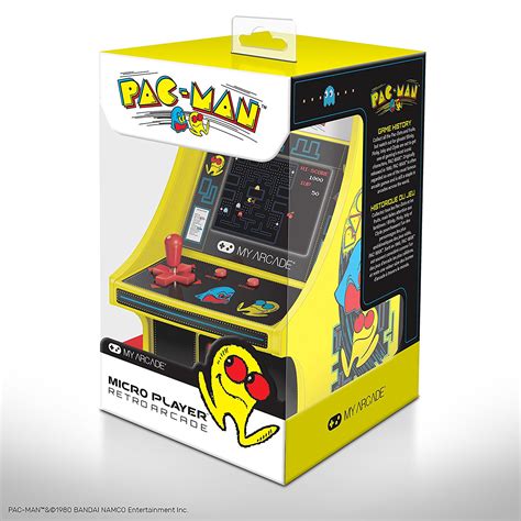 My Arcade Bandai Namco Pac Man Micro Arcade Machine Portable Handheld