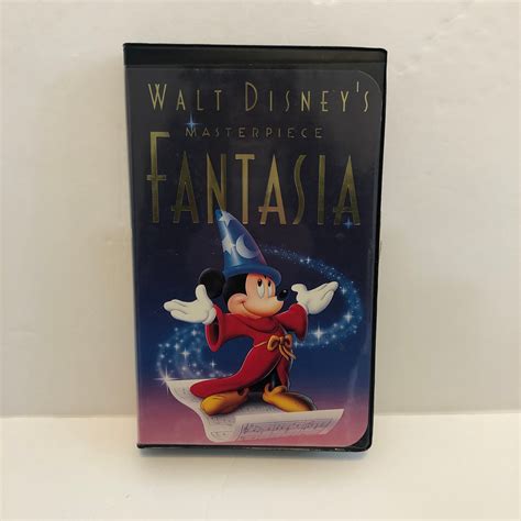 Walt Disneys Fantasia Masterpiece Vhs Tape Movie 1991 With Etsy Uk