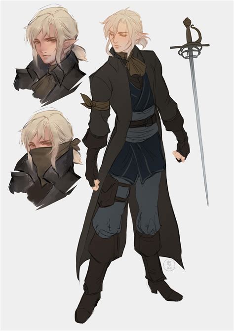 Daaron The Outcast Fantasy Character Design Elf Characters Dnd