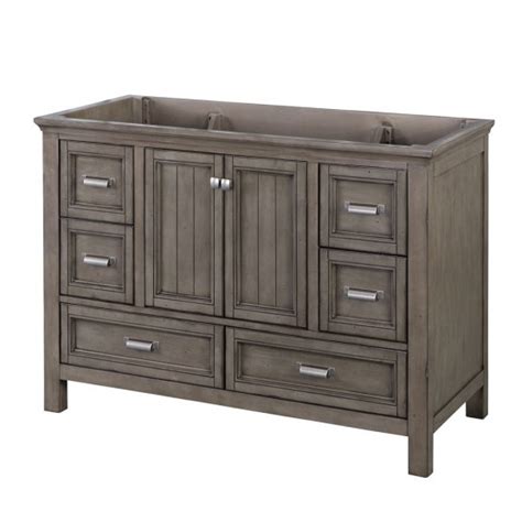 They are antique bathroom the style will be selected conditional on of the customers. 48" Single Distressed Gray Furniture Style Vanity ...