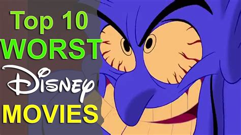 Top 10 Worst Disney Movies Youtube
