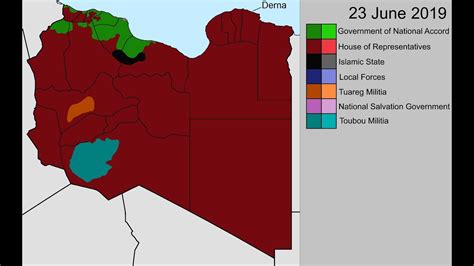 Libyan Civil War Live Map