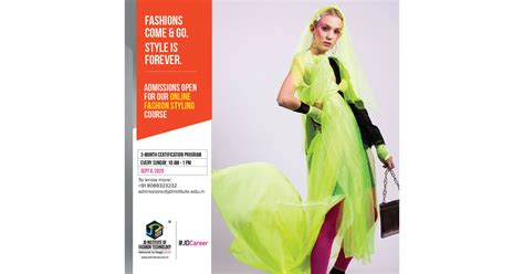 Jd Institute Announces The Commencement Of Fashion Styling Online