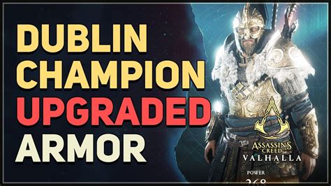 Fully Upgraded Dublin Champion Armor Set Assassin S Creed Valhalla
