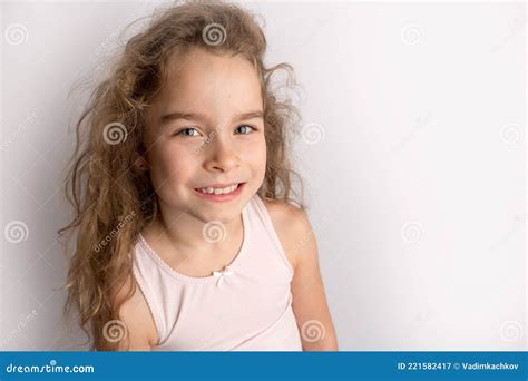 Attractive Little Girl With A Smile Children Crooked Teeth Pediatric