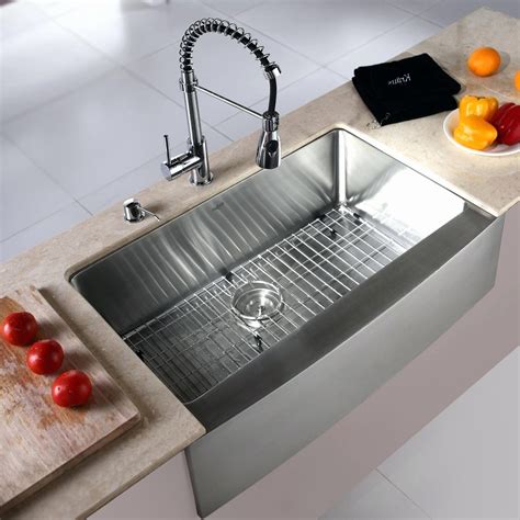 19x33 Stainless Steel Kitchen Sink — Schmidt Gallery Design