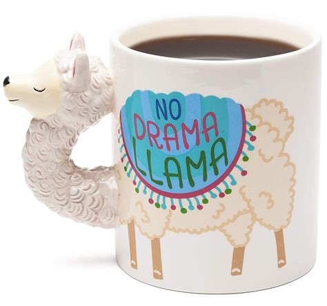 Bigmouth Inc No Drama Llama Coffee Mug Hilarious 20 Oz Ceramic Coffee