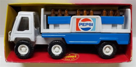 1979 Buddy L Pepsi Cola Trailer Pressed Steel Truck In Box The Toys