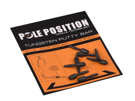 Pole Position Tungsten Putty Bar 8pcs Nipro Hengelsport