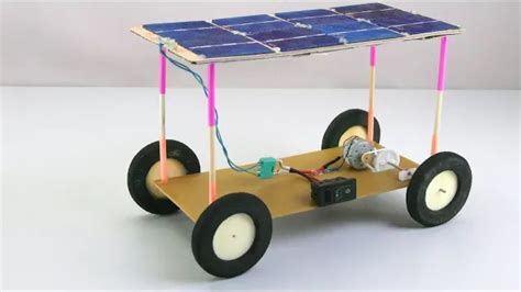 How To Make A Solar Car Mini Project Youtube
