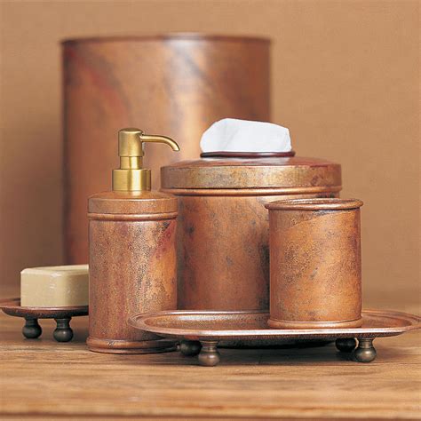 Lodge Copper Luxury Bath Accessories Frontgate