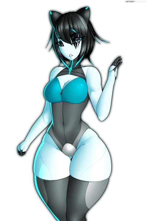Thicc Android Girl By Aevior On Deviantart