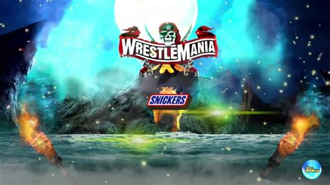 Wwe Wrestlemania Match Card Graphic Pack V Template With Special