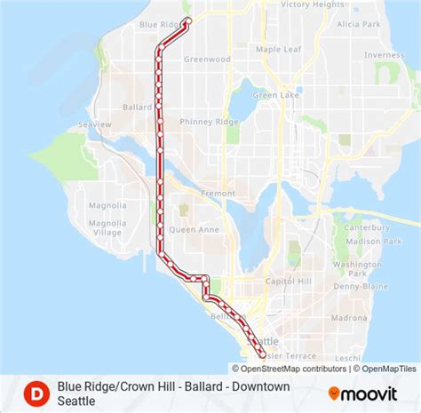 D Line Route Schedules Stops And Maps Ballard Uptown Updated