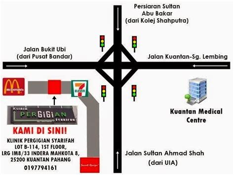 Indera mahkota is about 4 kilometres (2.5 mi) northeast of kuantan town. KLINIK PERGIGIAN SYARIFAH: Pahang branch