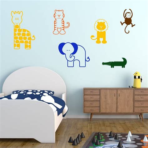 Nursery Animal Wall Stickers By Mirrorin