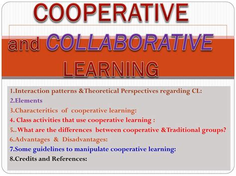 Ppt Cooperative And Collaborative Learning Powerpoint Presentation