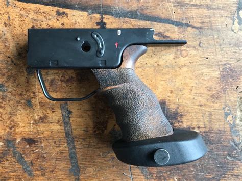 This rifle is said to have been developed in response to the munich massacre at the 1972 summer olympics. H&K PSG1 / G3 grip, empty