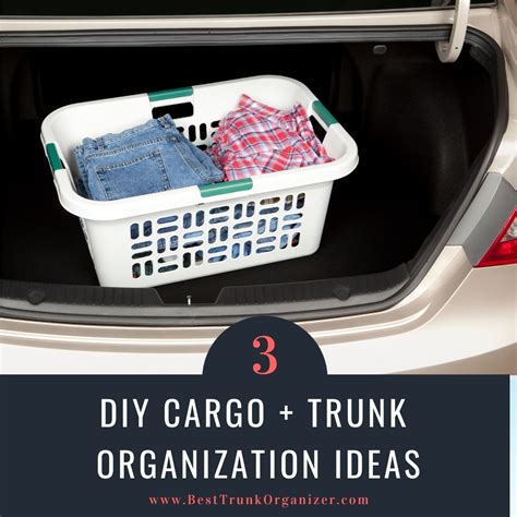 Diy Trunk Organizers—how To Make A Custom Trunk Organizer