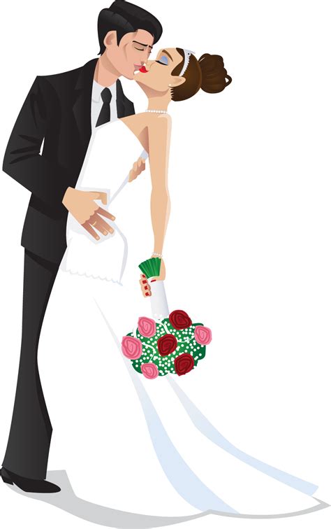Wedding Clip Art Couple Married Clipart Transparent Background Images
