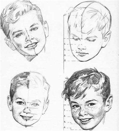 Drawing Childs Head Drawing People Face Drawing Portrait Drawing