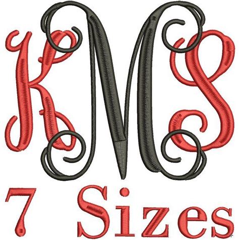 Embroidery Monogram Fonts Embroidery Stitches Machine Embroidery