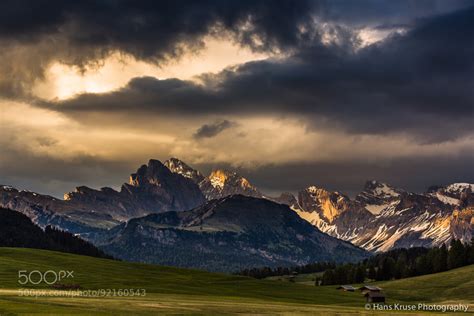 New On 500px Mountain Light At Sunset By Hanskrusephotography Chae