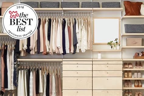 The Best Closet Systems To Organize Your Wardrobe Apartment Therapy