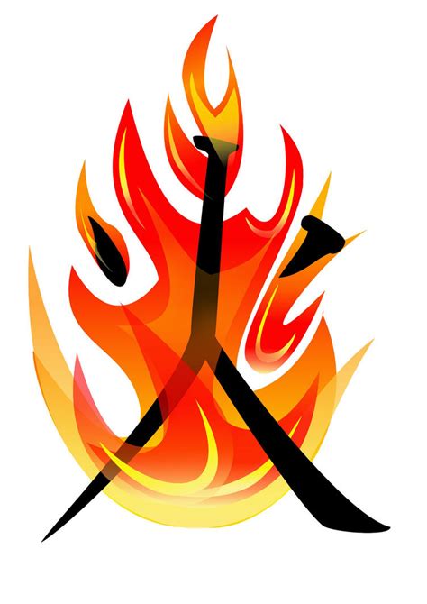 Kanji Fire By Eine Von Vier On Deviantart