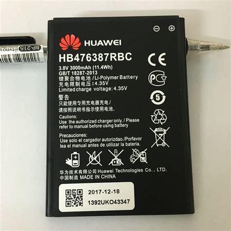 Original For Huawei Hb476387rbc Rechargeable Li Ion Phone Battery For