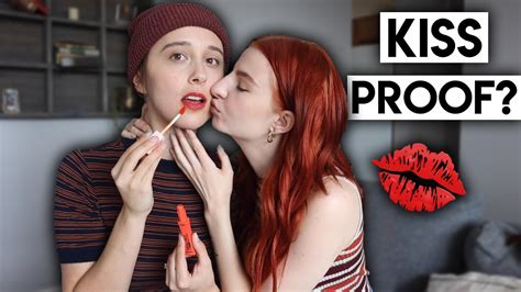 Lipstick Lesbians Test Liquid Lipstick Kissing Challenge Youtube