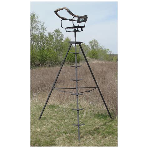 Sniper Sentinel 13 Swivel Tripod Deer Stand 663266 Tower And Tripod