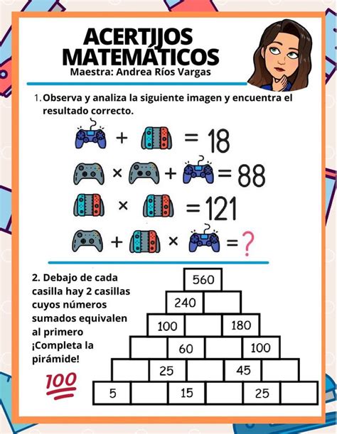 acertijos matemáticos online activity for secundaria acertijos matemáticos acertijos matematicas