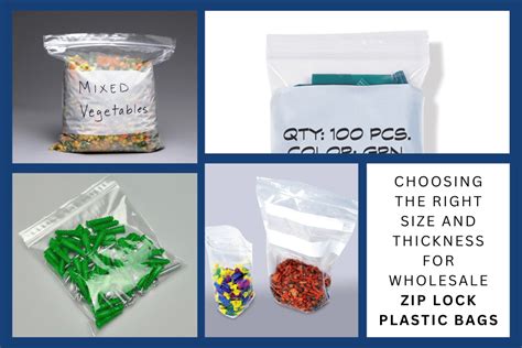 Choosing The Right Zip Lock Bags Size Thickness Guide