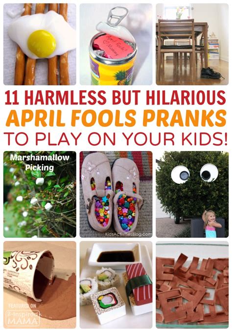Check out our favorite april fools' day pranks for kids to play on their parents: Kid-Friendly April Fools Day Fun: 11 Funny Pranks to Play ON Your Kids!