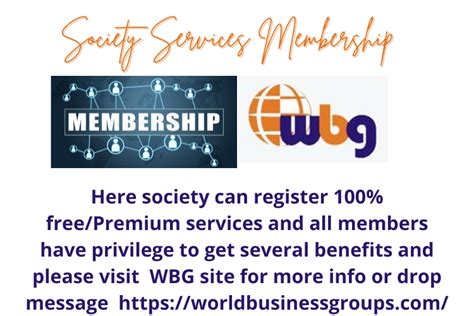 Society Membershipfreepremium Cloud Mall For Wbg Members