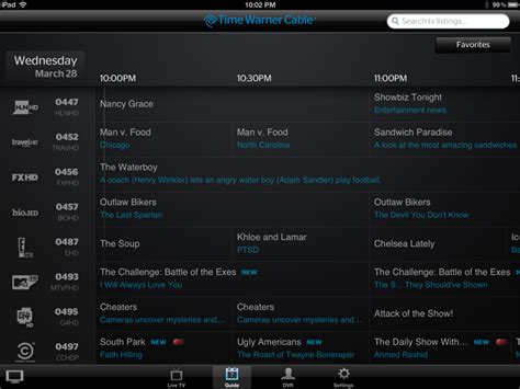 It's a mobile app, a website, google chrome extension to keep track of everything you watch and integrates with. Time Warner Cable TV iPad App Review