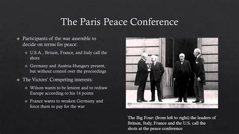 The Treaty Of Versailles Youtube