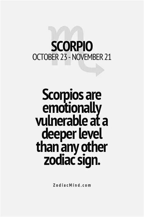 Scorpios Are Emotionally Vulnerable At A Deeper Level Then Any Other