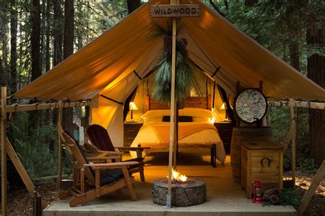 these glamping destinations across the u s are seriously gorgeous luxury camping tents