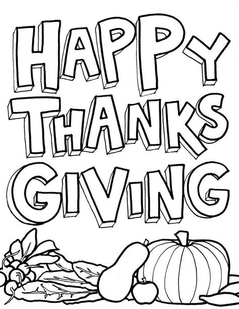 Over 600 pages of downloadable resources for teaching children the alphabet one week at a time. Free Printable Thanksgiving Coloring Pages For Kids ...