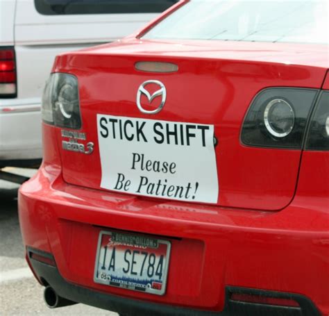 I Need This Sticker For My Car Learning To Drive Stick Shift Driving