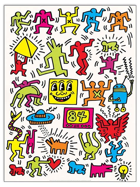 Canvasdoeken Bij Limango Keith Haring Art Haring Art Pop Art Posters
